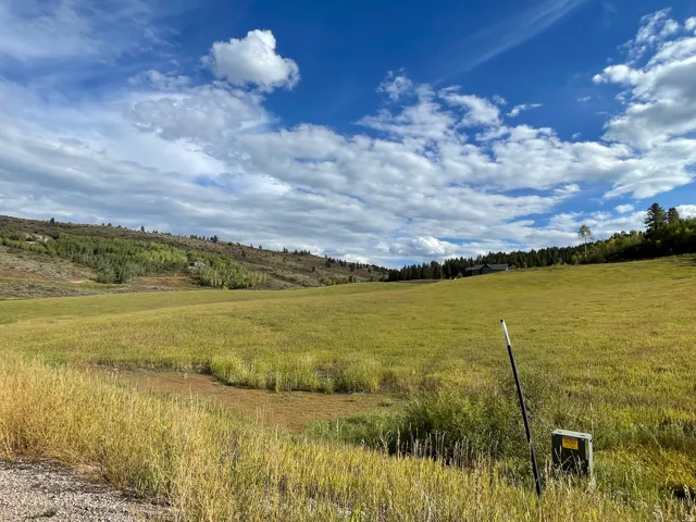 View of yard featuring a view of countryside