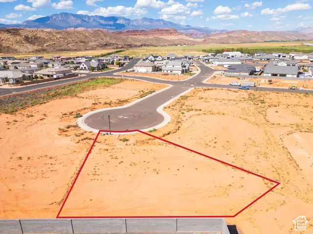 Expansive parcel with clear development potential and mountain backdrop