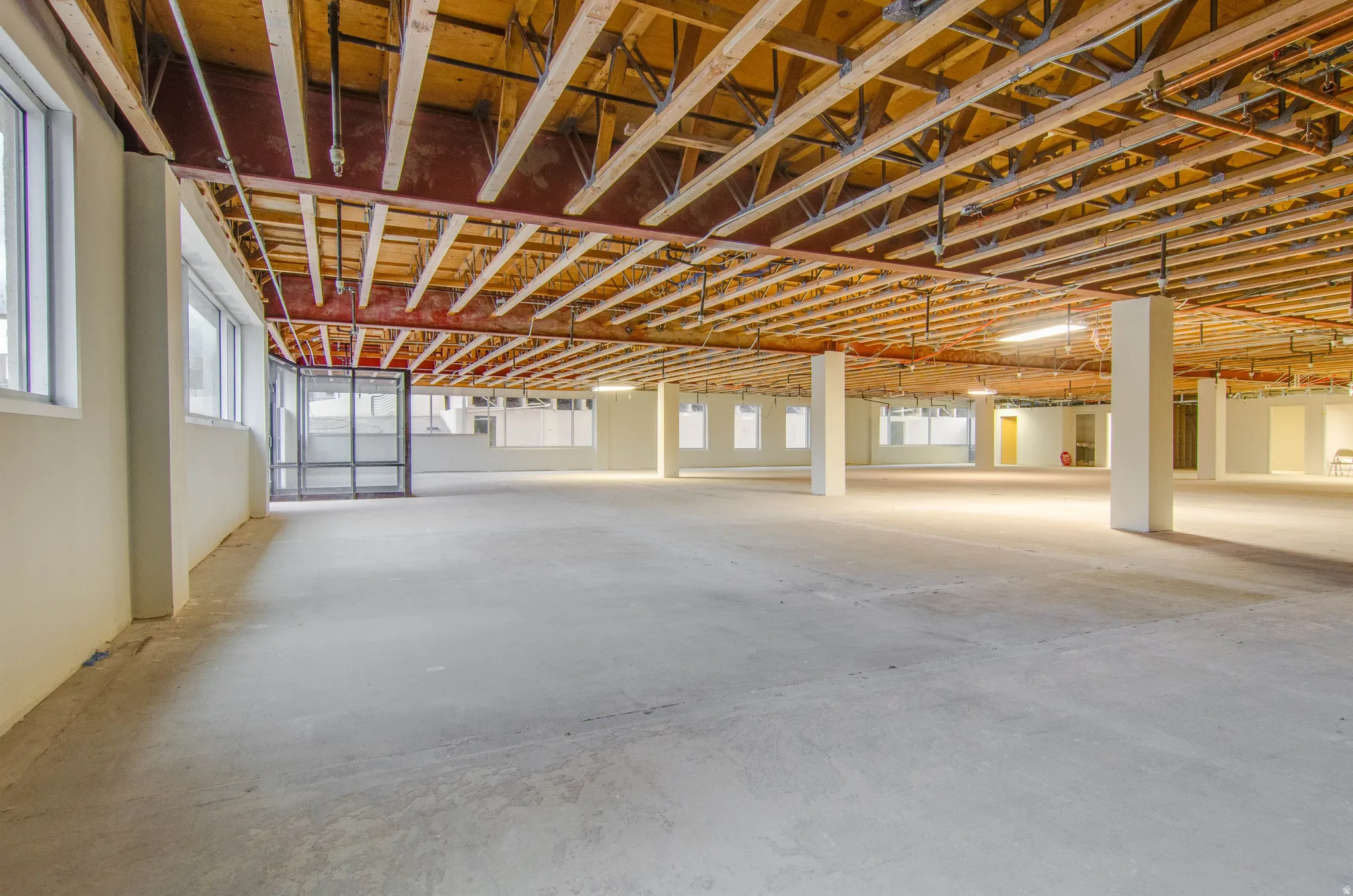 View of parking deck