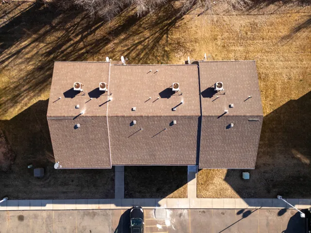 Aerial view of property and surrounding area