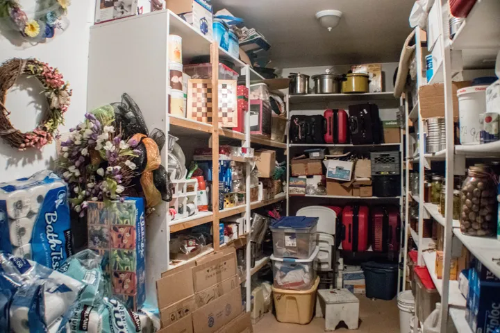 View of storage