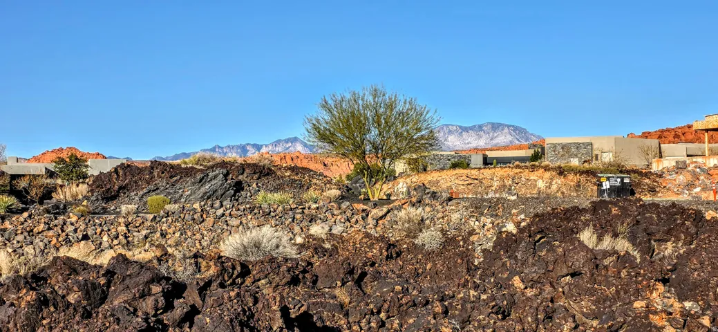 View of mountain background