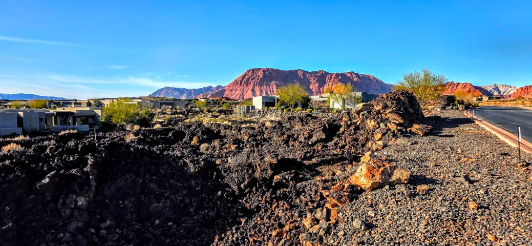 View of mountain backdrop
