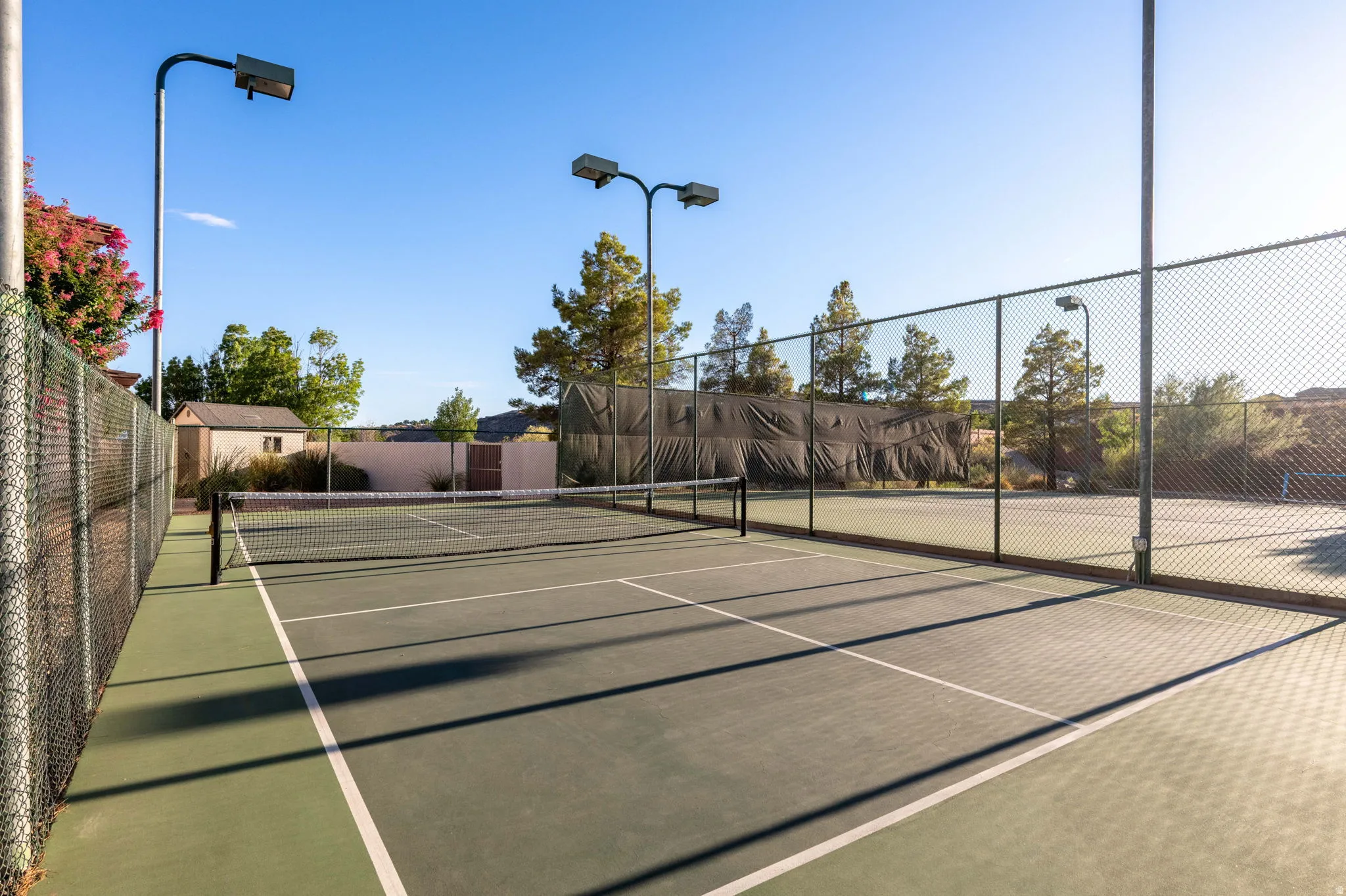 View of tennis/ pickleball court