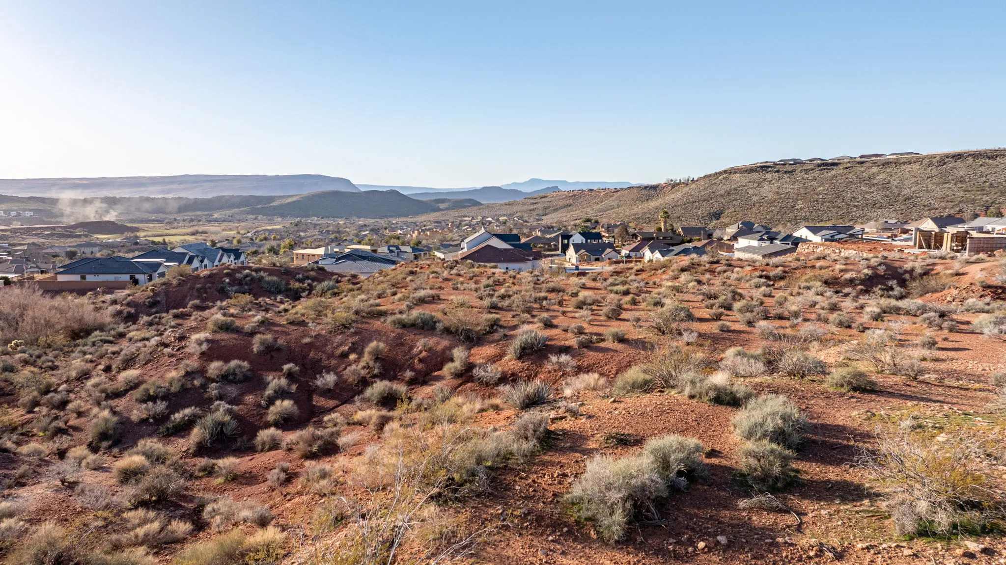 open space behind home