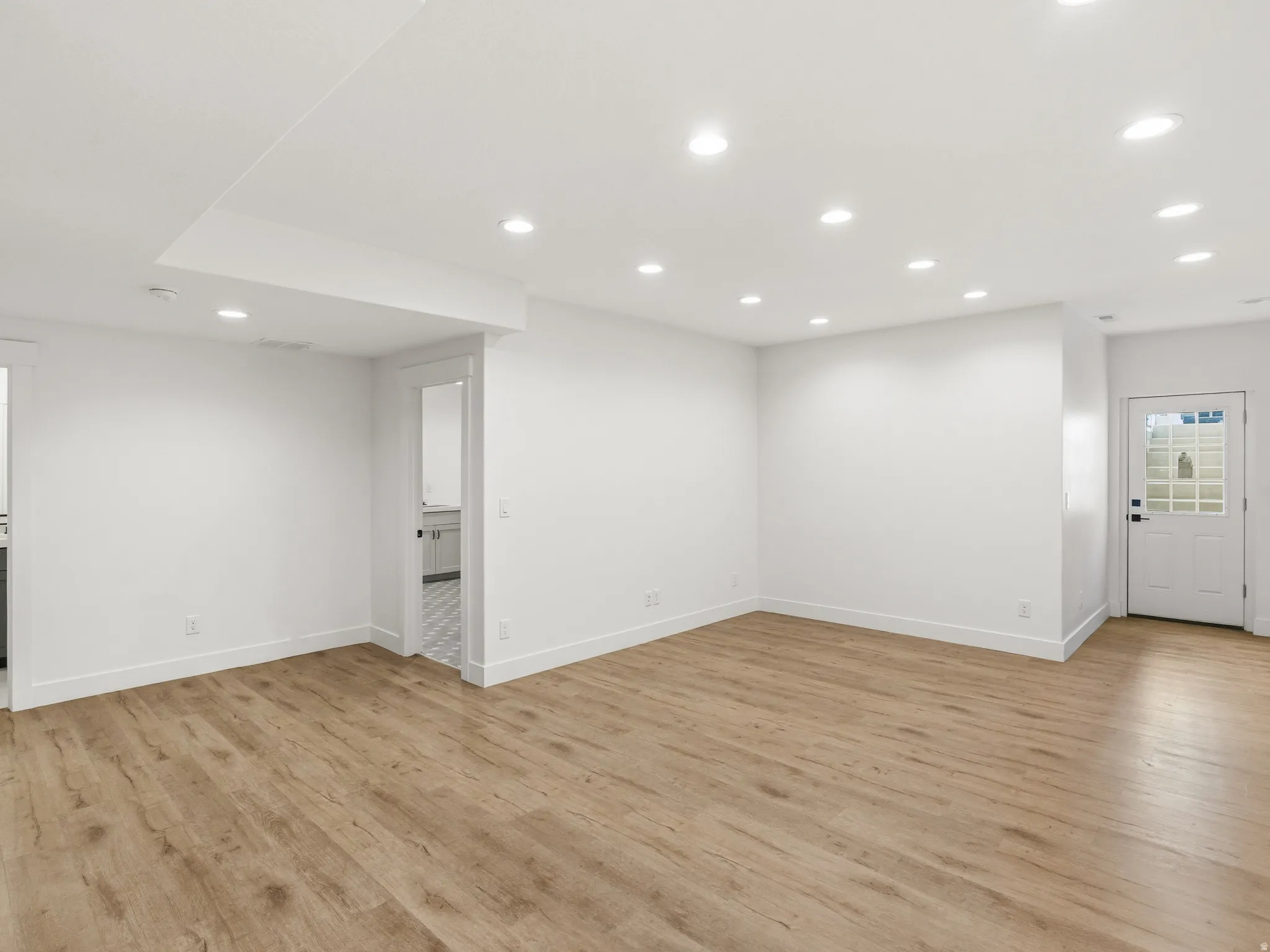 ADU Entrance and living room