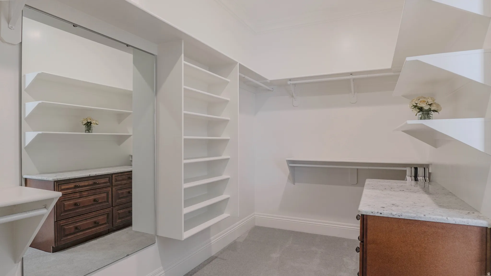 Primary closet