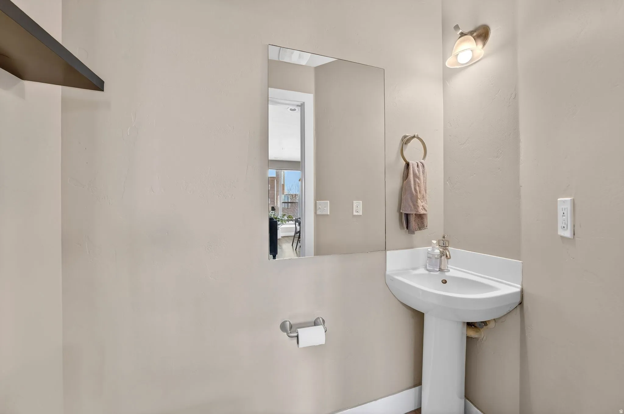 View of half bathroom