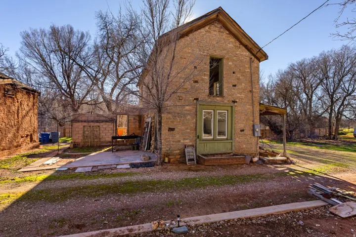 Rear view of house