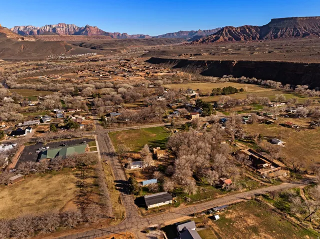 Aerial overview of property's location featuring mountains and rural landscape