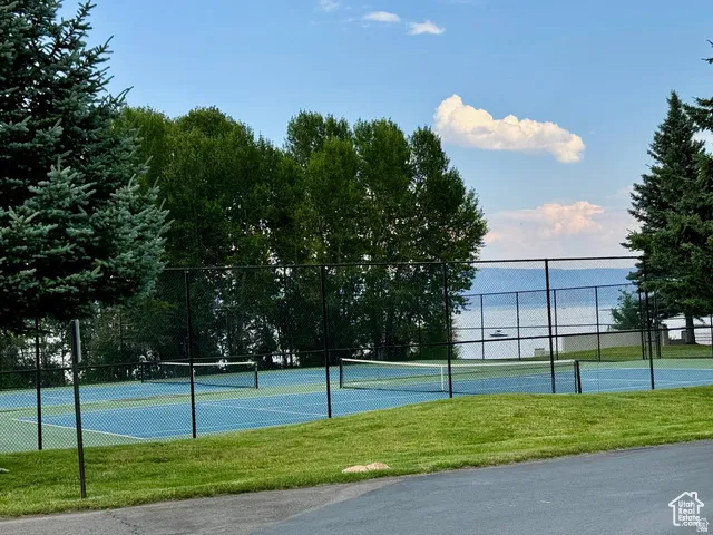 View of tennis/pickleball courts @ Harbor Village