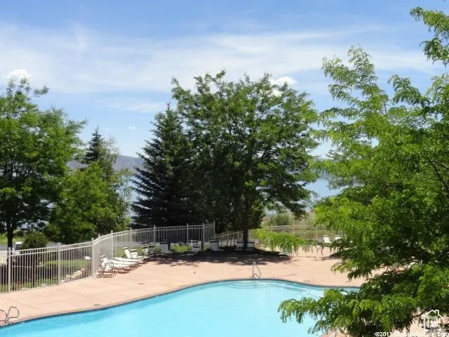 Harbor Village pool with lake view