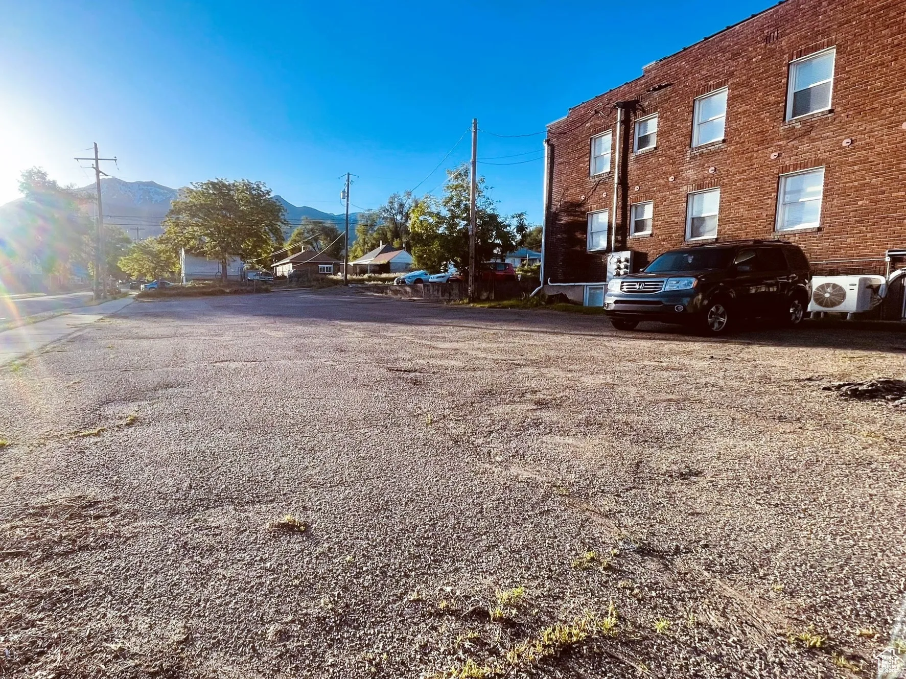 View of asphalt road