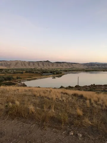 Water view featuring a mountainous background