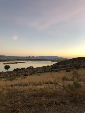 Water view with mountains
