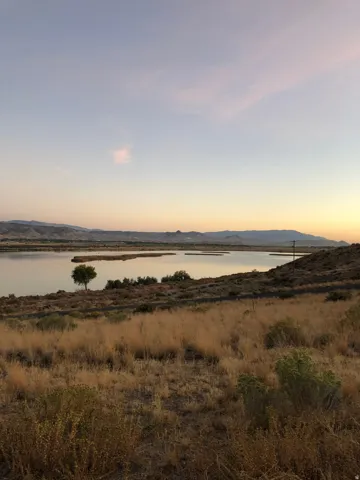 Water view featuring a mountainous background