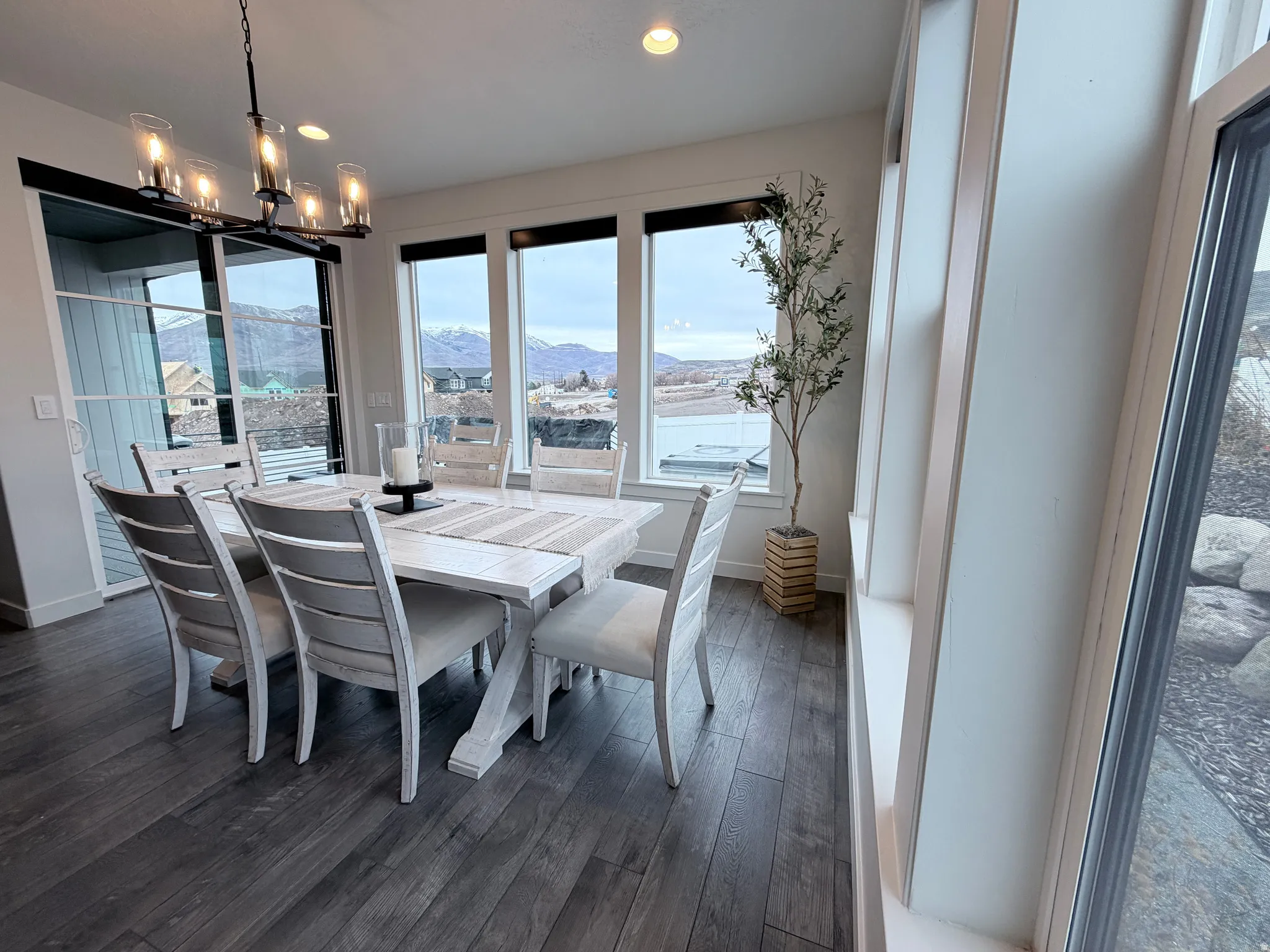 Dining table with chairs