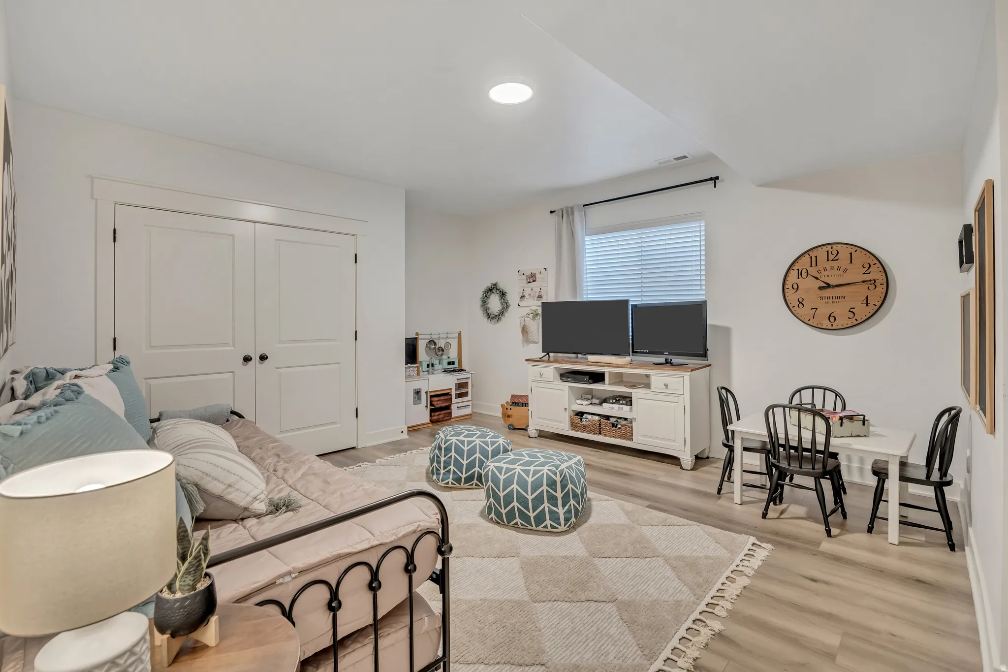 Basement Bedroom accessible to main floor.