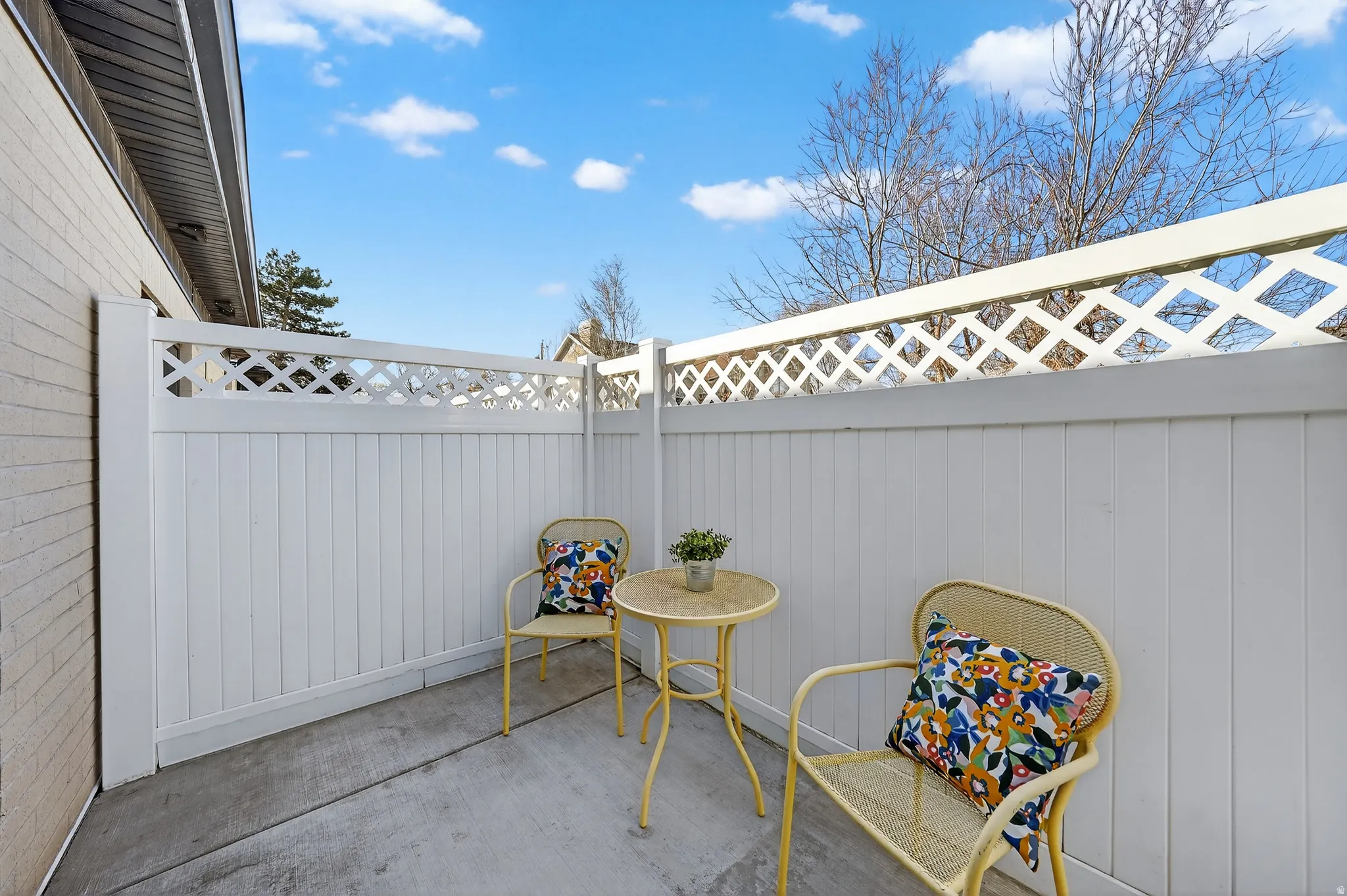 View of patio