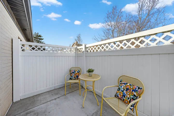 View of patio