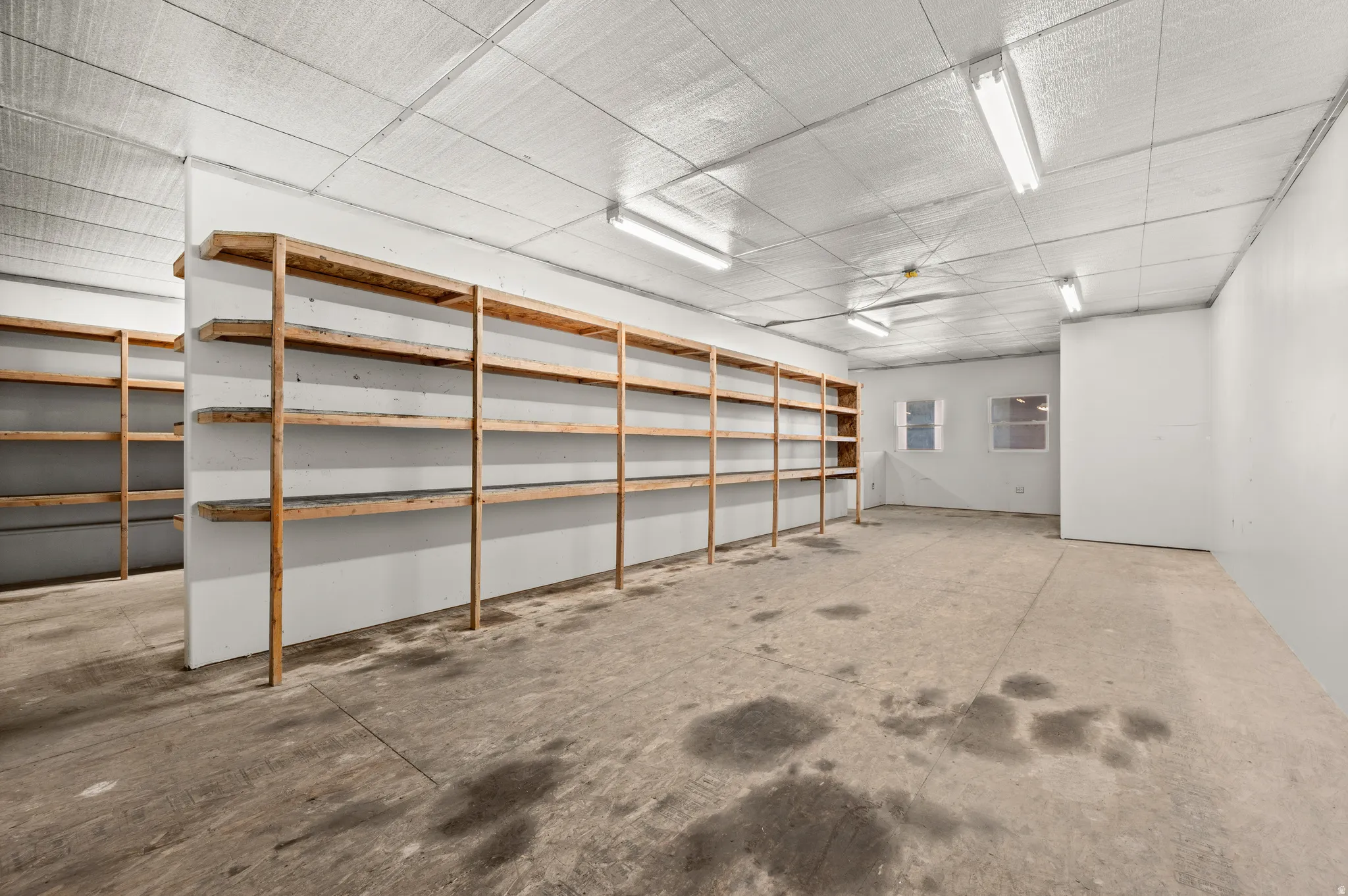 View of below grade area