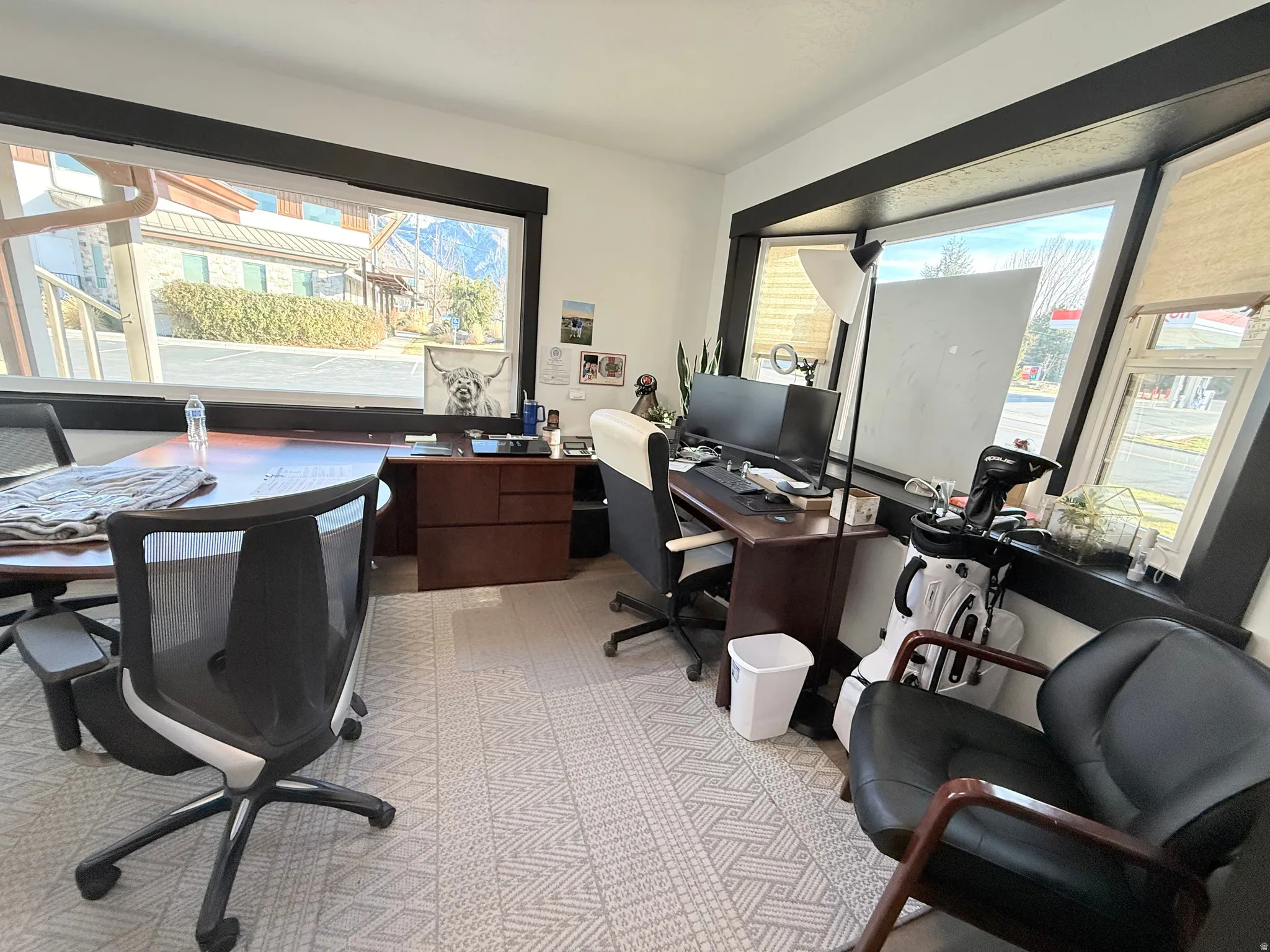Office featuring plenty of natural light