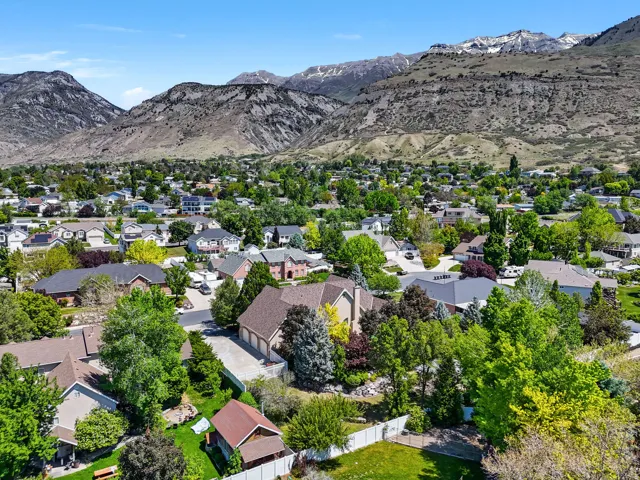Expansive residential neighborhood featuring diverse architectural styles and mature landscaping