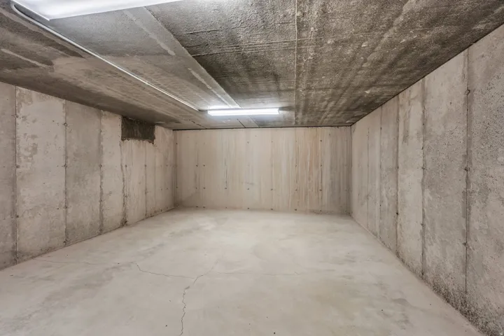 View of unfinished below grade area