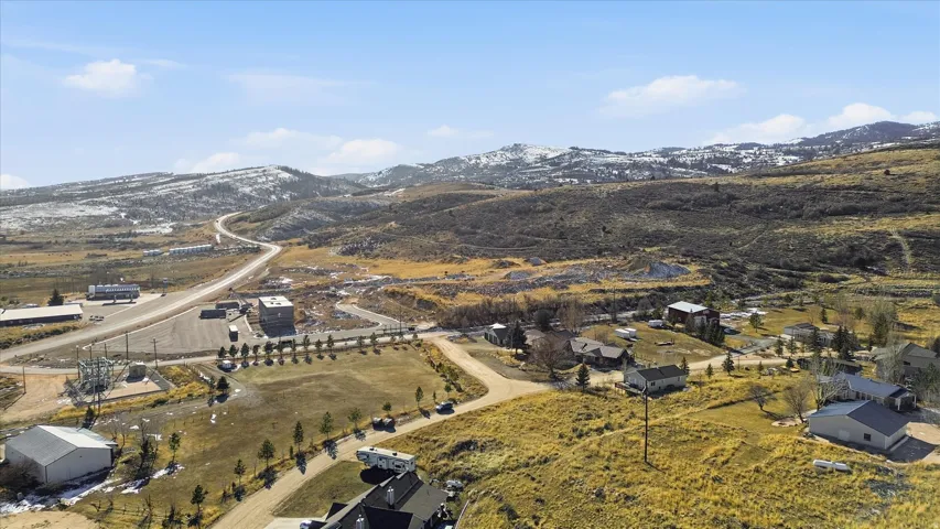 Drone / aerial view of mountains