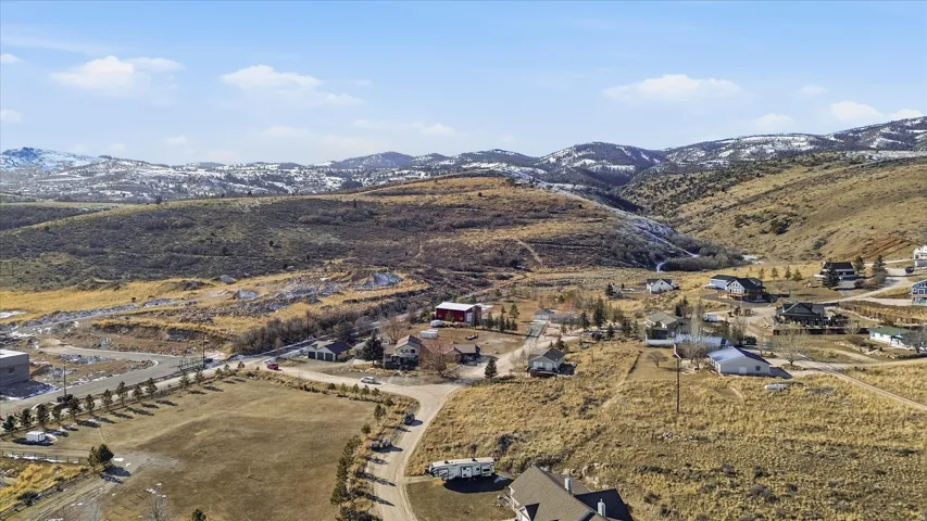 Bird's eye view of mountains