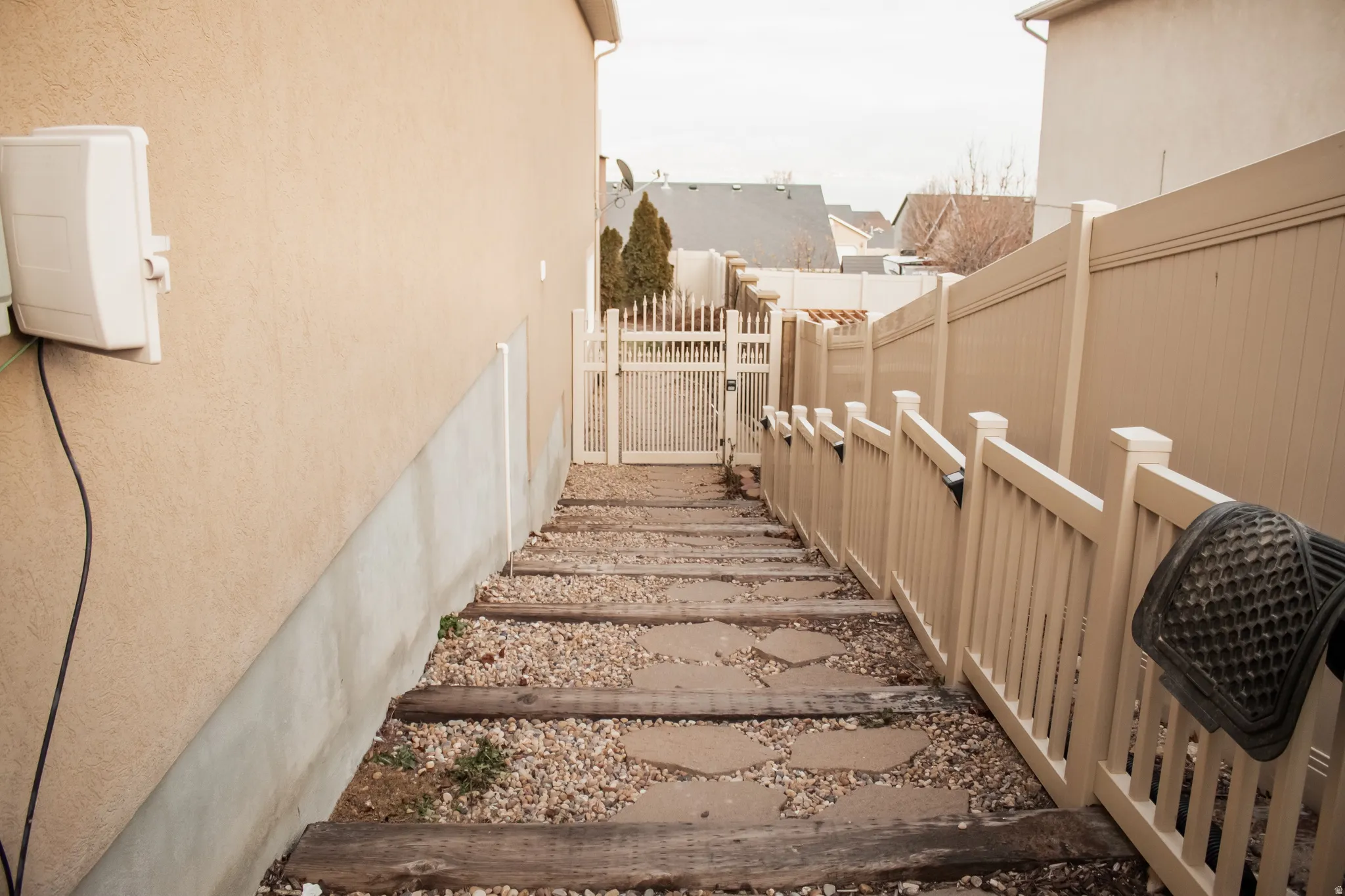 View of stairway, entrance to separate unit