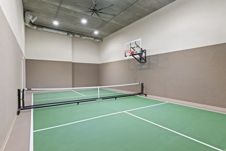 View of Pickleball court