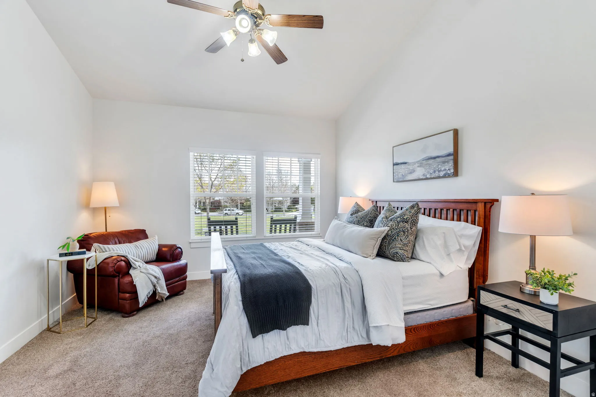 Spacious primary suite offering a peaceful retreat with room for a sitting area, reading nook, or additional furnishings.