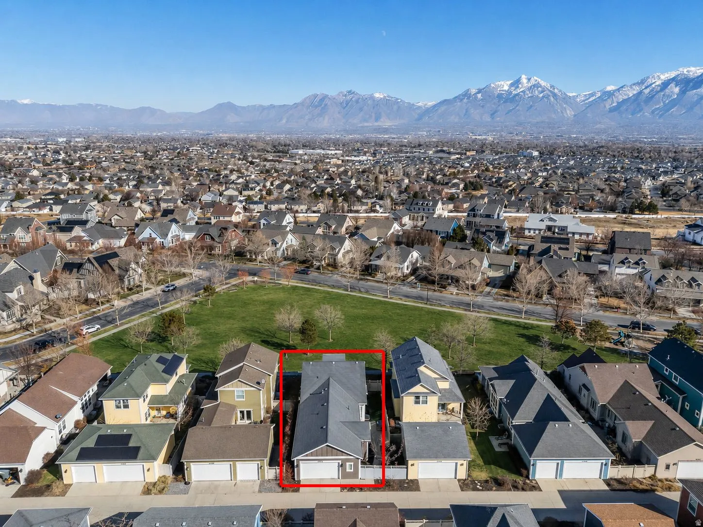 Breathtaking Wasatch Mountain views from the front porch.