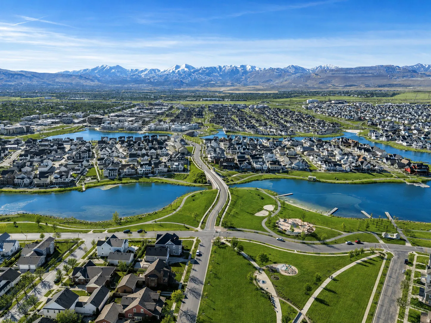 Whether you enjoy morning walks, evening bike rides, or relaxing by the water, Daybreak's extensive trail system and beautiful lake provide endless opportunities to enjoy the outdoors.