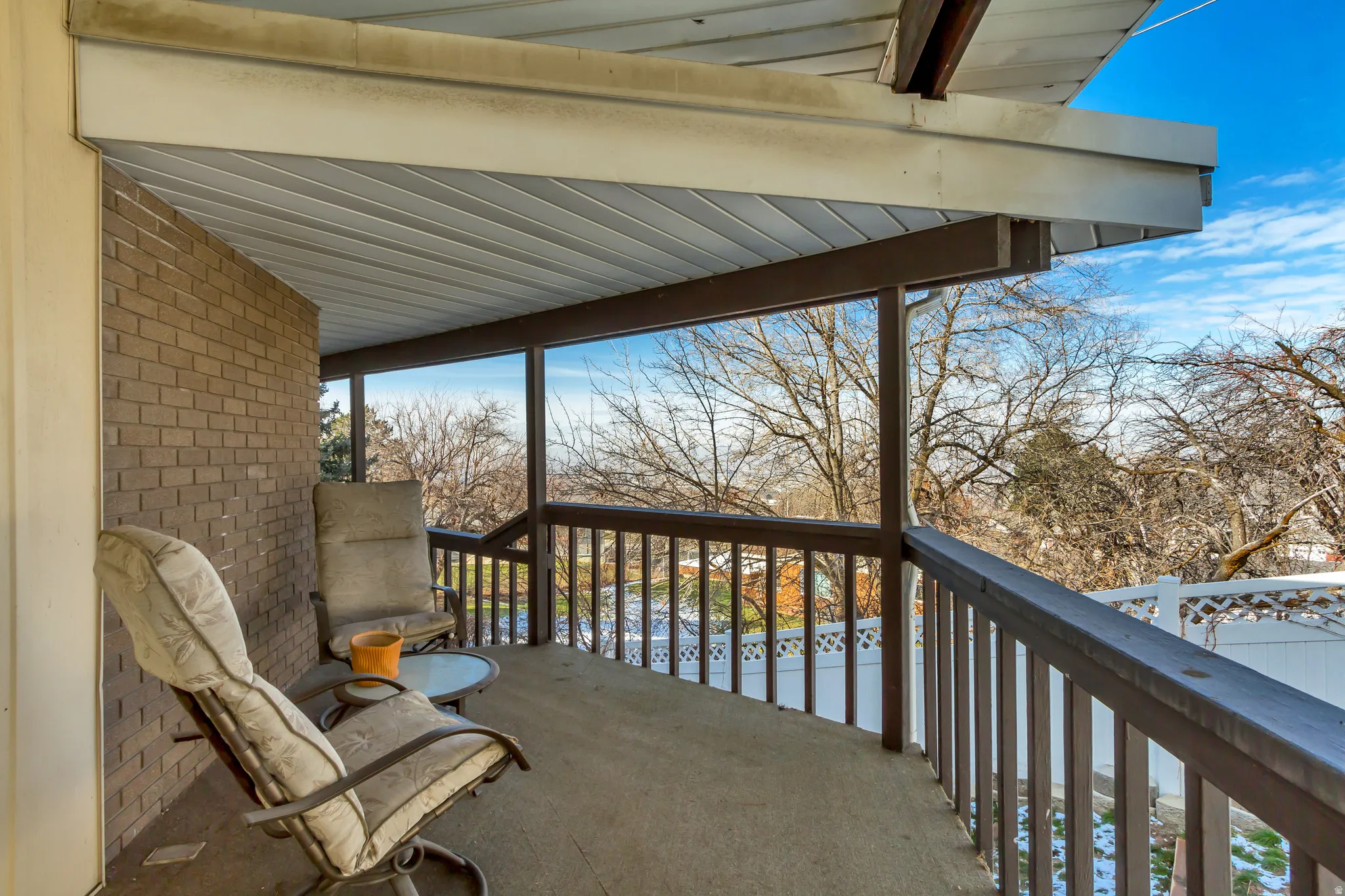 View of deck