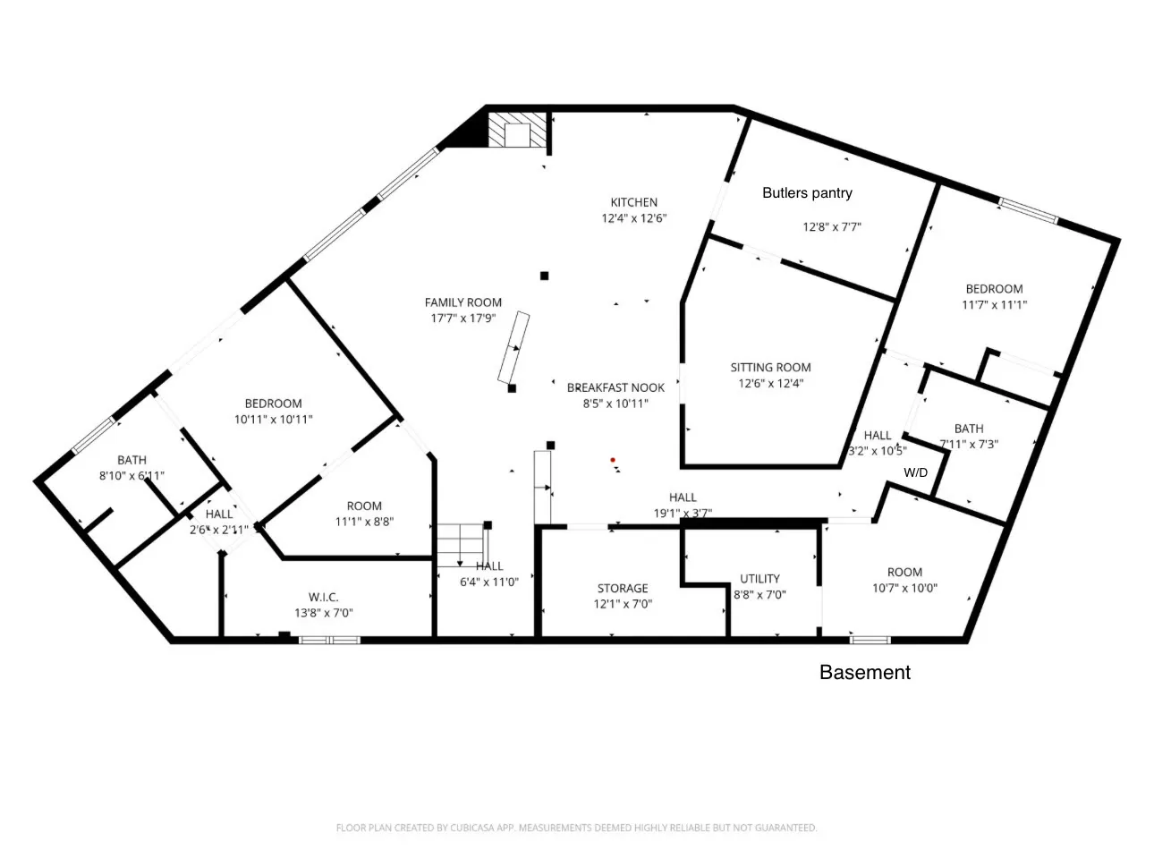View of room layout