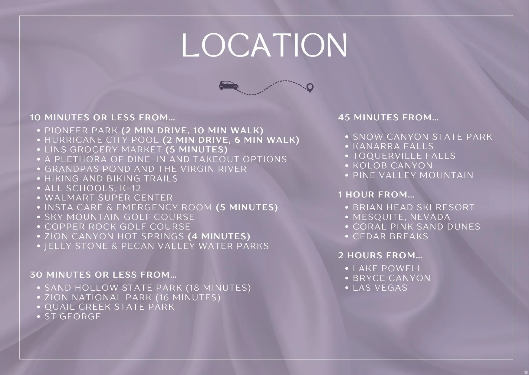 View of miscellaneous listing collateral