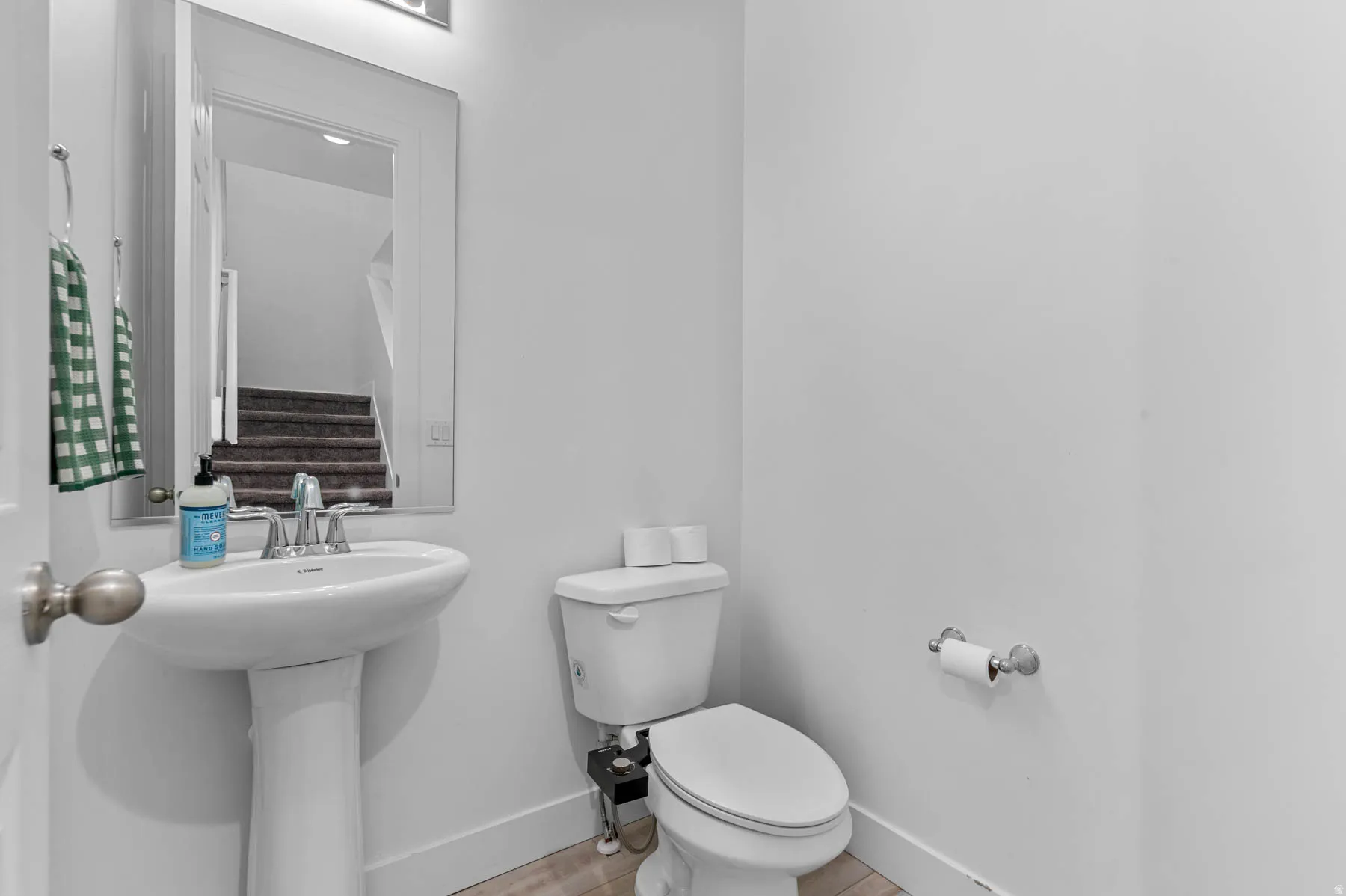 1/2 half bath on main floor