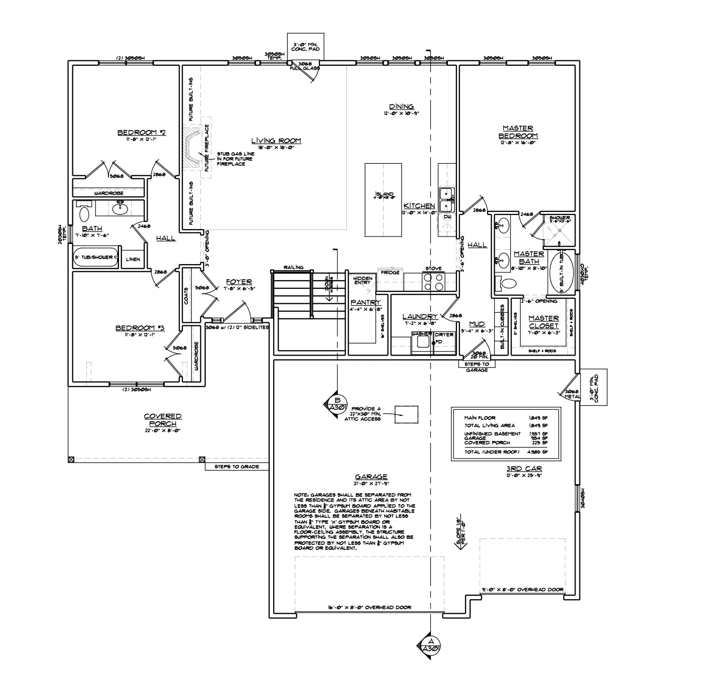 View of room layout