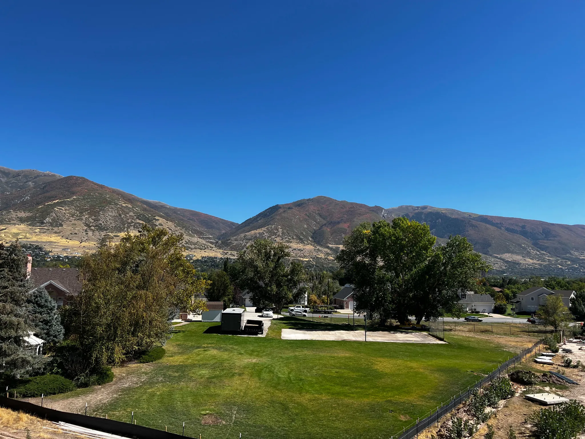 View of mountain background