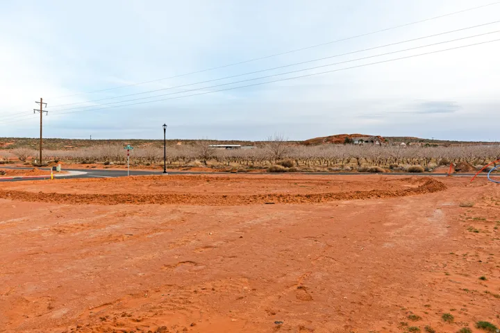 View of yard with a rural view