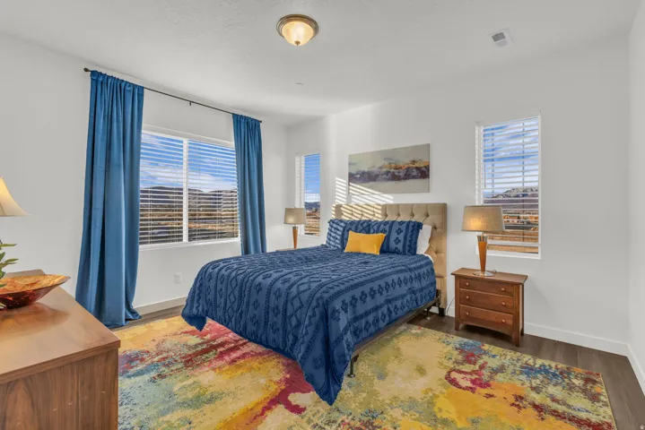 Wake up to mountain views