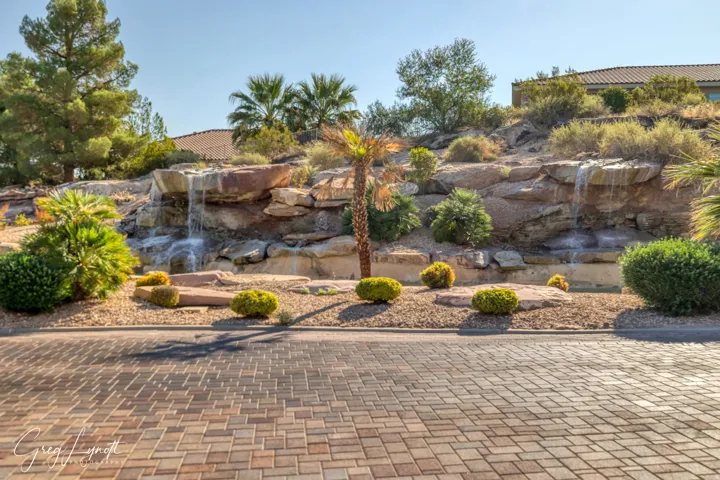 Surrounding community featuring a garden pond