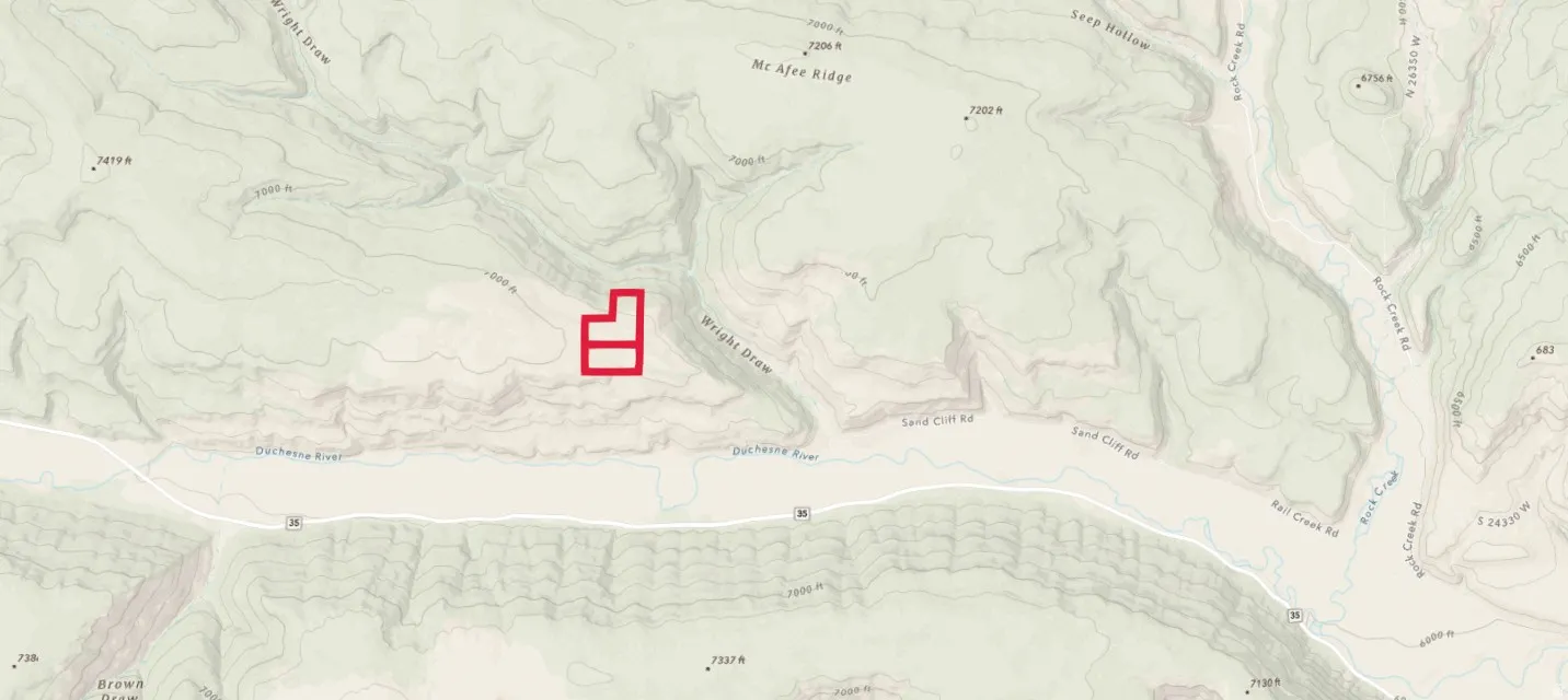 Map of property with streets / nearby areas