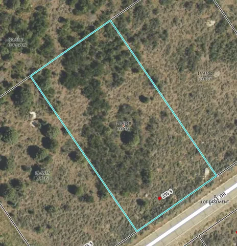 Map / location with property boundaries highlighted