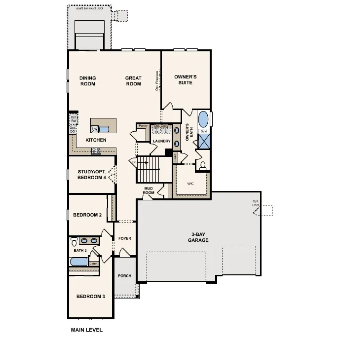View of room layout