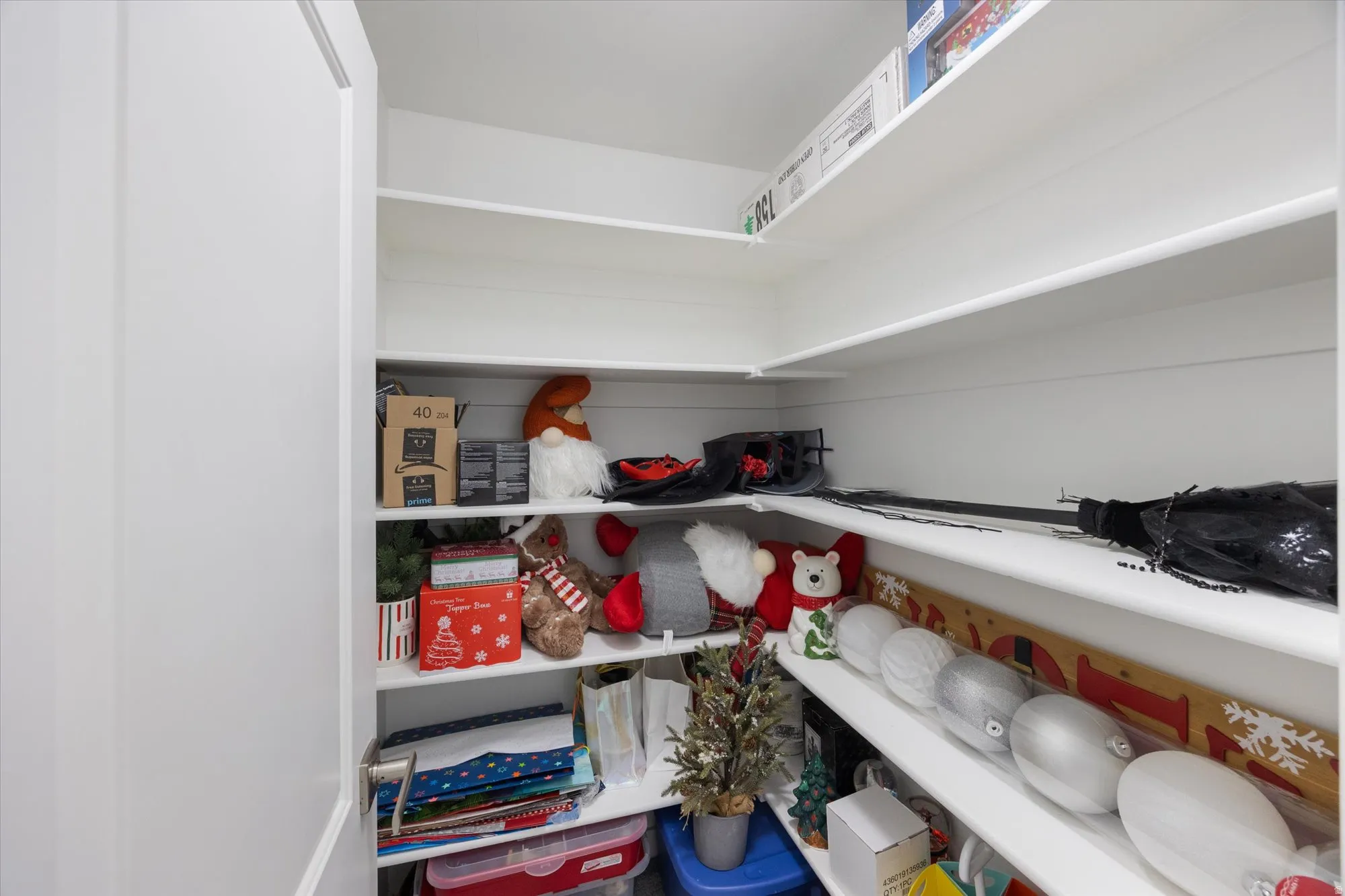 View of storage area
