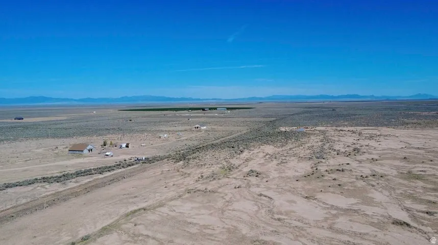 View of mountain background with a desert landscape and rural landscape