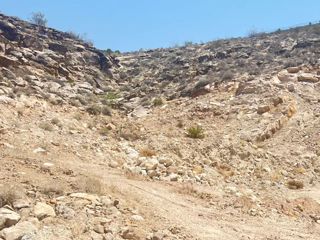 View of mountain background